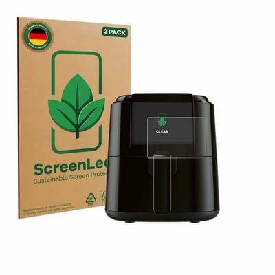 2 Stuks Screenprotector voor SilverCrest SHFD 1400 C1 - Hoogwaardige Beschermfolie transparant
