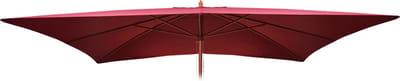 Vervangingshoes voor houten parasol Florida 2x3m, parasolhoes tuinparasolhoes ~ bordeaux