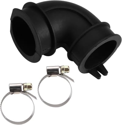 WD24X33918 Vaatwasser Elleboog Slang en 2 Klemmenset, Vaatwasser Circulatiepomp Slang Vervangende Onderdelen Accessoires voor Reparatie Onderhoud