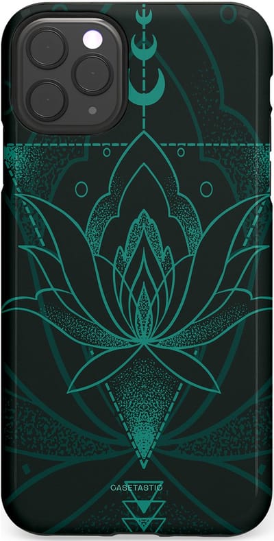 Casetastic Hoesje Geschikt voor Apple iPhone 11 Pro Max - Stijlvolle Beschermende Duo-layer Case - Lotus Zen
