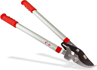 Telescopische Snoeischaar - Takkenknipper Aluminium - Snoeien van Takken - Verstelbare Lengte - Tot 96 cm - Zilver Zwart Rood Wit