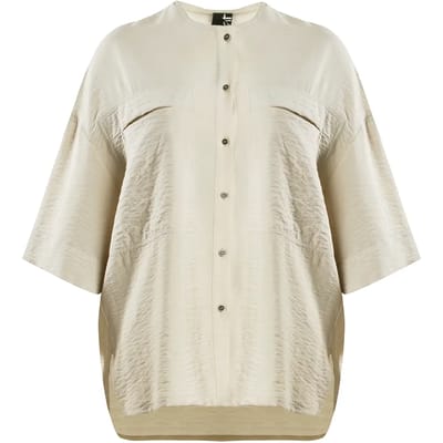 Knopjesblouse van viscose voor dames Mat Fashion