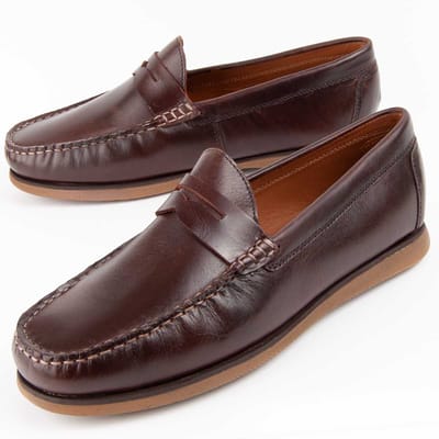 Purapiel Mocassin Mocca7 Bruin