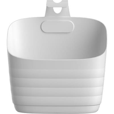 Keuken Hangende Opbergmand Wandmontage Ui Knoflook Gember Organizer Ponsvrij Stapelbaar white