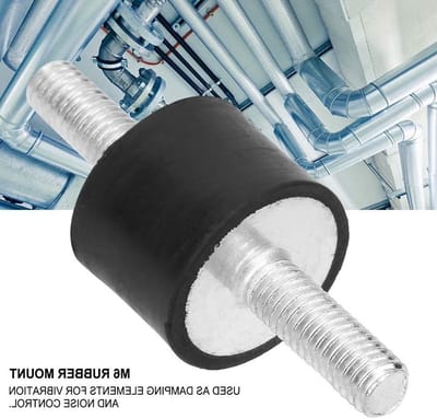 Rubberen Lagers Schokdempers Isolerende Bevestigingsmiddelen 4 stuks M6 Antivibratie en Geluidsdemping voor Auto en Boot