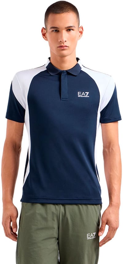 Ea7 Emporio Armani 6dpf06_pjpcz Poloshirt Blauw M Man