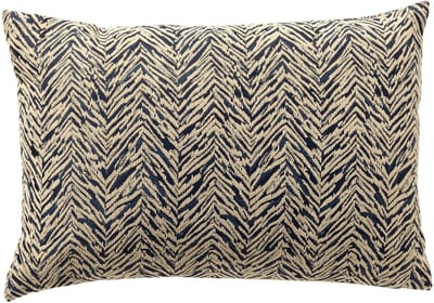 Dutch Decor AUGUSTA - kussenhoes outdoor 40x60 cm - waterafstotend en uv-bestendig - Insignia Blue - blauw