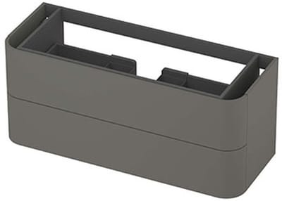 INK - Afgeronde Onderkast Gelakt 2 Laden Softclose Tbv Grepen - 1200x450x520 Mm - Mat Beton Groen