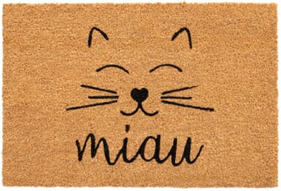 Cosy Creations Eco kokos deurmat kat 60 x 40 cm