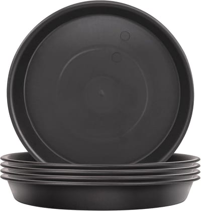 Plantenschotels-lekbakken voor bloempotten- 5-pack, binnen- en buitenplanten- tuinschotels- plantenpotten- bakken- oppervlaktebescherming- huisplanten- 36 cm