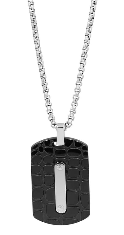AKZENT Akzent herenketting met hanger Bravo, duurzaam