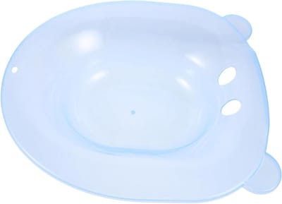 Zitbad Toilet - Bidet Bekken - Persoonlijke Hygiëne - Ergonomisch Ontwerp - 375 x 345 x 10 cm - Blauw