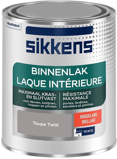 Sikkens - Binnenlak Hoogglans - Taupe Twist - Mengverf - 750 Ml