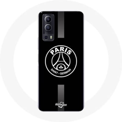 Coque - PSG - Vivo Y72 - Logo Jordan - Souple - Sportif - Gris/Noir gris