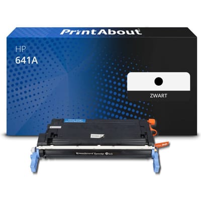 PrintAbout huismerk Toner 641A (C9720A) Zwart Geschikt voor HP