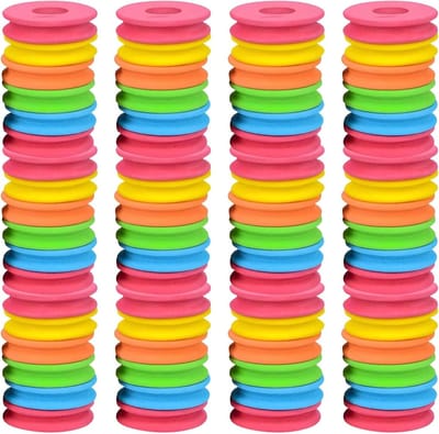 Foam Roller en Verpakkingsboard voor Vissen, 100 Stuks Vissnoer Spoelen, Geschikt voor Boten en Meren, Diameter 4.5 cm