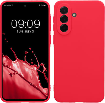 kwmobile telefoonhoesje geschikt voor Samsung Galaxy A37 5G - Hoesje voor smartphone - Precisie camera uitsnede - In neon roze