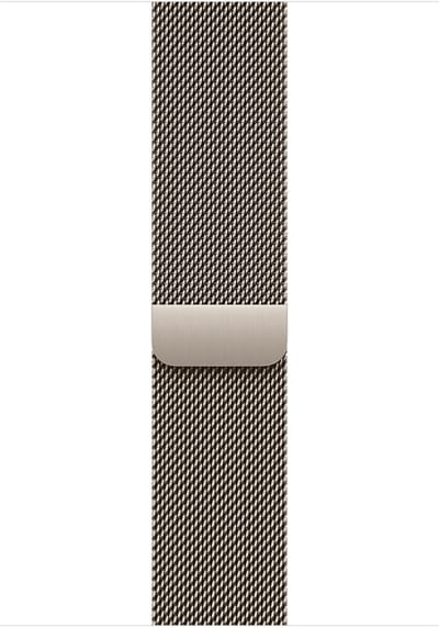Apple MGJ24ZM/A slimme draagbare accessoire Band Natuurlijk Roestvrijstaal - S/M - 46mm