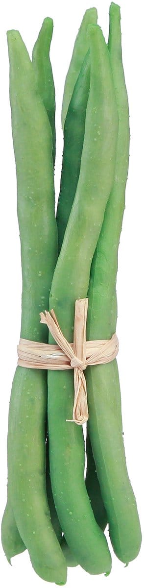 Decoratieve bonen, kunstmatige groenten, groen, echt aanvoelend, 17 cm