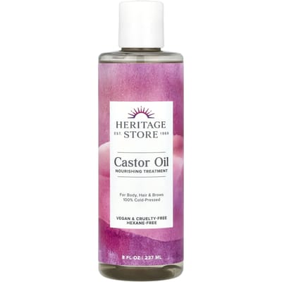 De Palma Christi, Castorolie, 8 fl oz (240 ml) pink