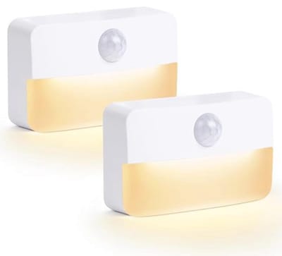 Led nachtlampje met bewegingssensor - 2 Stuks met auto on/off functie voor trap, hal, slaapkamer en keuken