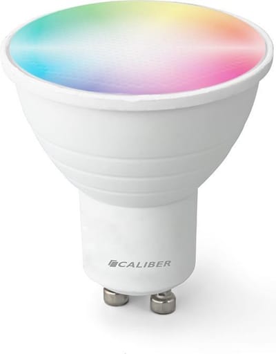 Caliber Smart Lamp GU10 - Slimme Lamp RGB en Warm Wit - Slimme verlichting - Spotjes Inbouwspotjes - LED Lamp Ledlamp - Dimbaar - Tuya Smart (HBT-GU10)