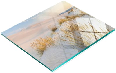 Multifunctionele decoratieve glazen snijplank voor de keuken, Baltische Zee, 60x52 cm