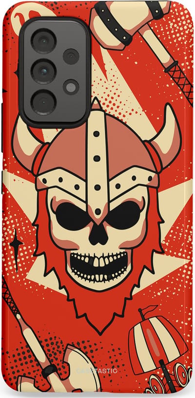Casetastic Hoesje Geschikt voor Samsung A53 - Stijlvolle Beschermende Duo-layer Case - Vurige Valhalla