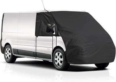 Voorruitafdekking - Camper dekzeil - Voertuig beschermen - Full exterior coverage - Renault Traffic 2014-2025 - Zwart