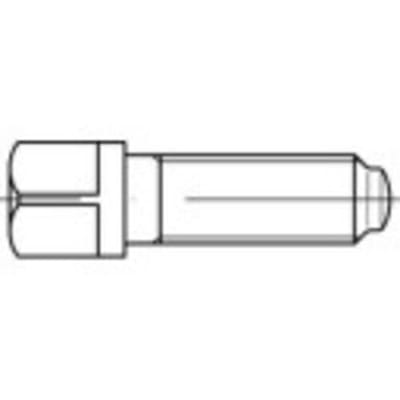 TOOLCRAFT 107977 Vierkantbouten M12 50 mm Vierkant DIN 480 Staal 25 stuk(s)