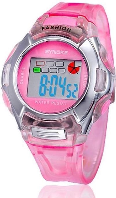 Synoke - Horloge - Rubber - 38 mm - Roze
