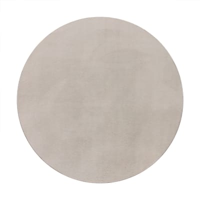 Zacht kleed Solina beige 80 cm rond