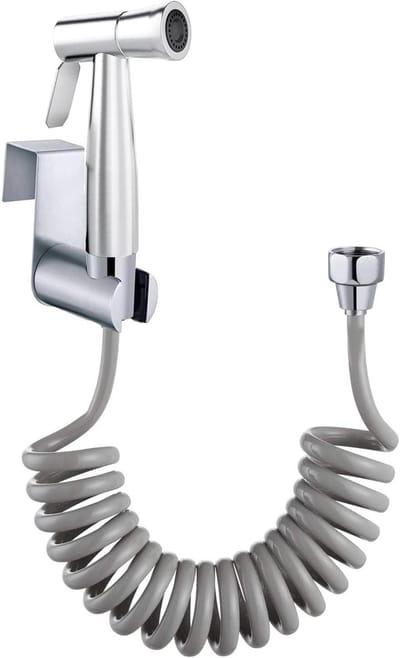 Roestvrijstalen handdouche voor bidet, douchekop voor luiersproeiset, wandhouder en veerslang voor optimale hygiëne
