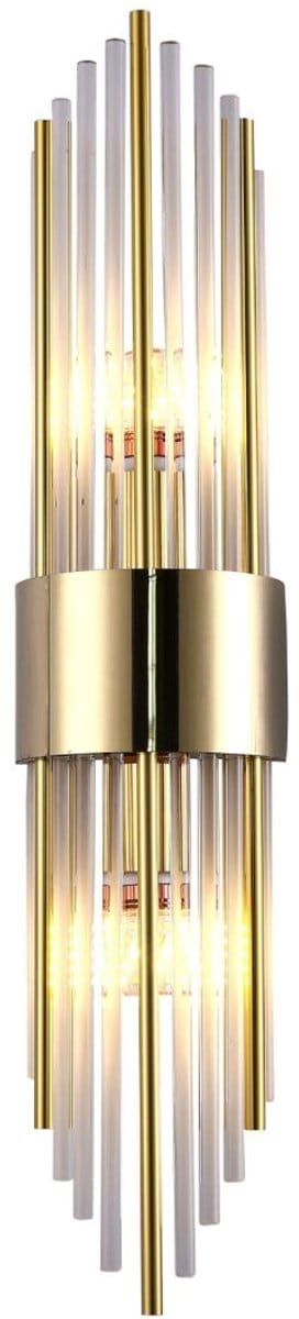 Kosilum - Dania - Wandlamp - Goud/Messing - Metaal en kristal