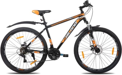 HILAND Mountainbike 27 inch - Unisex MTB - 18 Versnellingen - Lichtgewicht Aluminium Frame - Schijfremmen - 3/6-Spaaks Sportvelgen