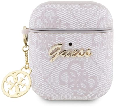 GUESS funda CHARM PU 4G Airpods 1/2 ROSA