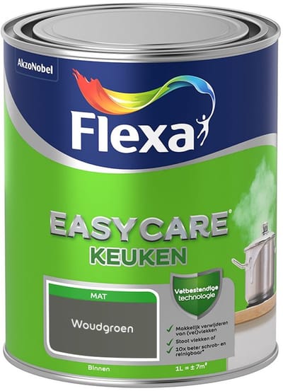 Flexa - Easycare Keuken - Woudgroen - Mengverf - 1 L