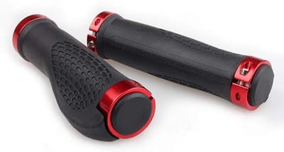 Fietsstuurgrepen Set - Handvatten Stuur - Comfortabel Fietsen - Antislip Aluminium - 2 Stuks - Rood