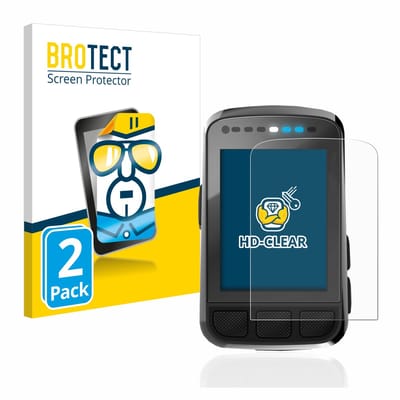 BROTECT - Screenprotector voor Wahoo Elemnt Bolt V2 GPS - Folie Beschermfolie transparant 2 Stuks