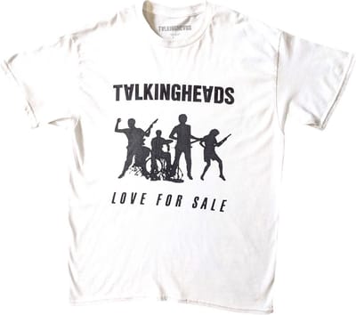 Talking Heads - Love For Sale Heren T-shirt - L - Wit