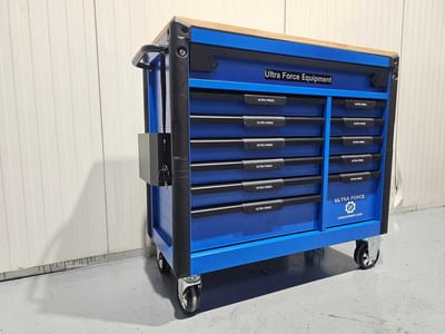 Ultra Force Equipment Jumbo heavy duty- Gereedschapswagen, 12 laden incl 293 pcs gereedschap