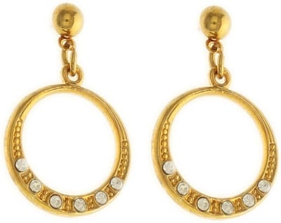 Behave - Dames oorbellen - Goudkleur rond klassiek design - 2,5 cm stijlvol