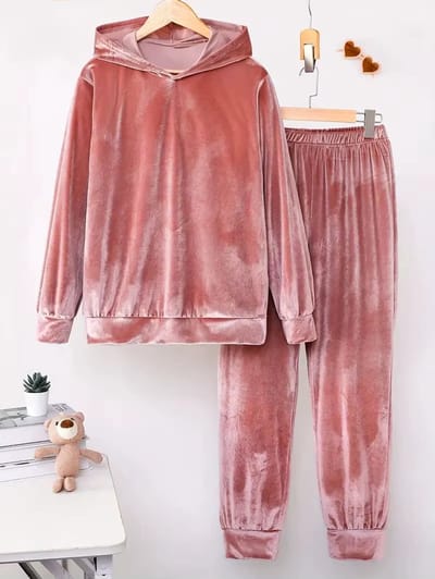 Herfst Winter Dames Hoodie en Broek Set Maat S - Comfortabele Zachte Stof - Effen Kleur Losse Pullover & Joggingbroek - Warme Modieuze Thuis Outfit