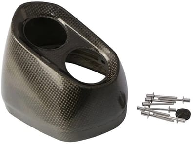 Akrapovic Carbon V-ec304 Uitlaat Eindkap Zwart