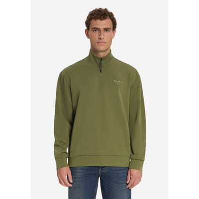 No Excess Heren sweater 33100804 152 moss