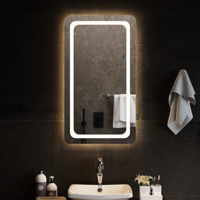 vidaXL - Badkamerspiegel - LED - 50x90 - cm