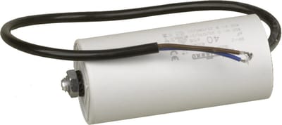 UNIVERSEEL - CONDENSATOR ELECTROL. MET DRAAD 40 µF 450 V -