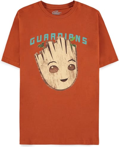 Marvel Guardians Of The Galaxy - I Am Groot Heren T-shirt - M - Oranje