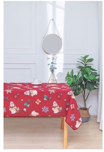 Kersttafelkleed Rond of Rechthoek - Vlekbestendig/Waterdicht Materiaal - Traditie -