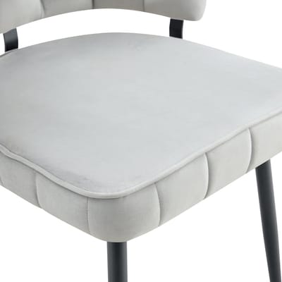 MODENUIT Eettafelset 107 cm Rond - Met Dubbele Opbergplanken - Voor Kleine Eetruimtes - MDF en Metaal - Lichtgrijs en Notenhoutkleur